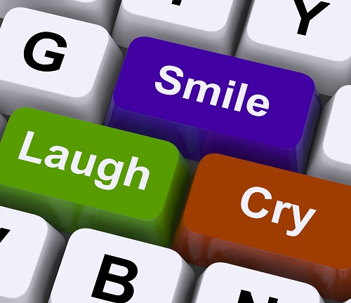 laugh cry smile keys represent different emotions fkKXJEvd